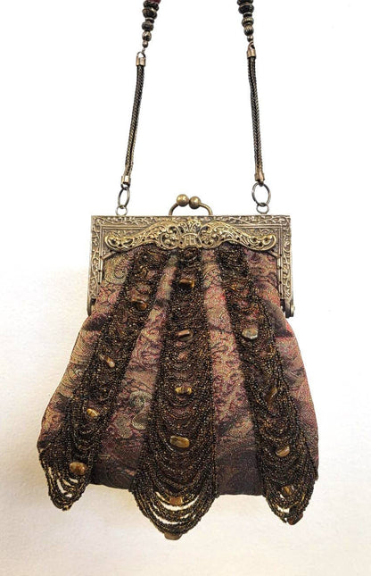 Ricki designs - VINTAGE FRAME BAG CLASSIC FRENCH DRAPE