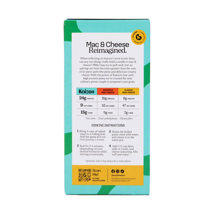 Kaizen Food Company - Kaizen High Protein (24g) White Cheddar Lowcarb Mac & Cheese