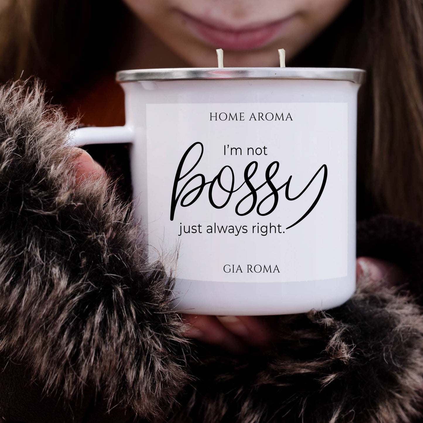 Gia Roma - Best Mom Ever Gifts, Mothers Day Candle Gift Sets, Funny Mom: Best Mom-White / Black Pepper +