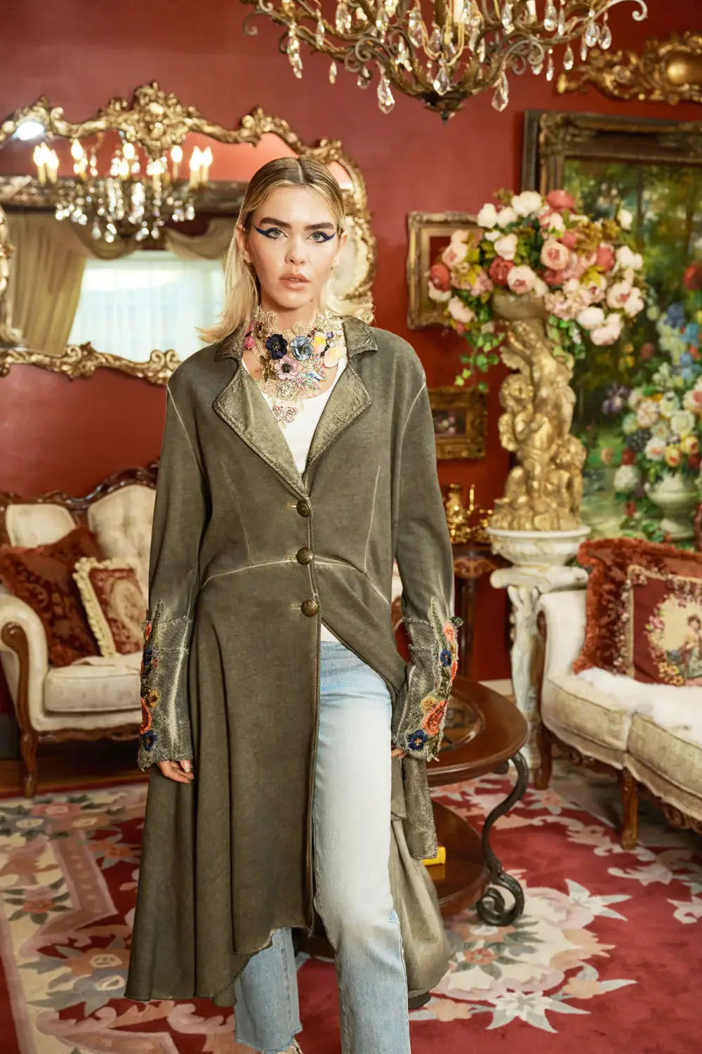 Aratta - The Heart of Autumn Coat: Vintage Ash / S