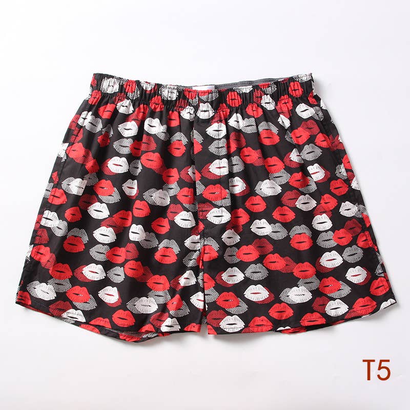 Rosa Clothing - Lobster & Pickles printed cotton casual boxer short