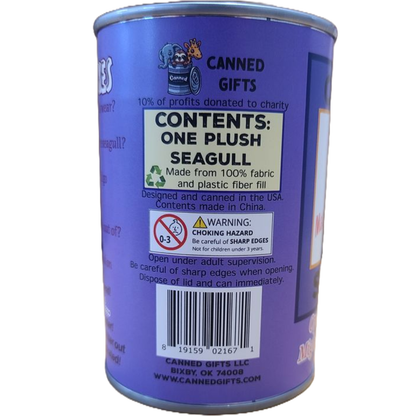 Canned Gifts - Matilda the Canned Seagull - Eco-Friendly and Recycled Gift