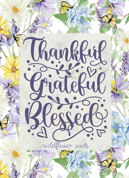Bentley Seed Co. - Thankful Grateful Blessed - Wildflower Mix Seed Packets