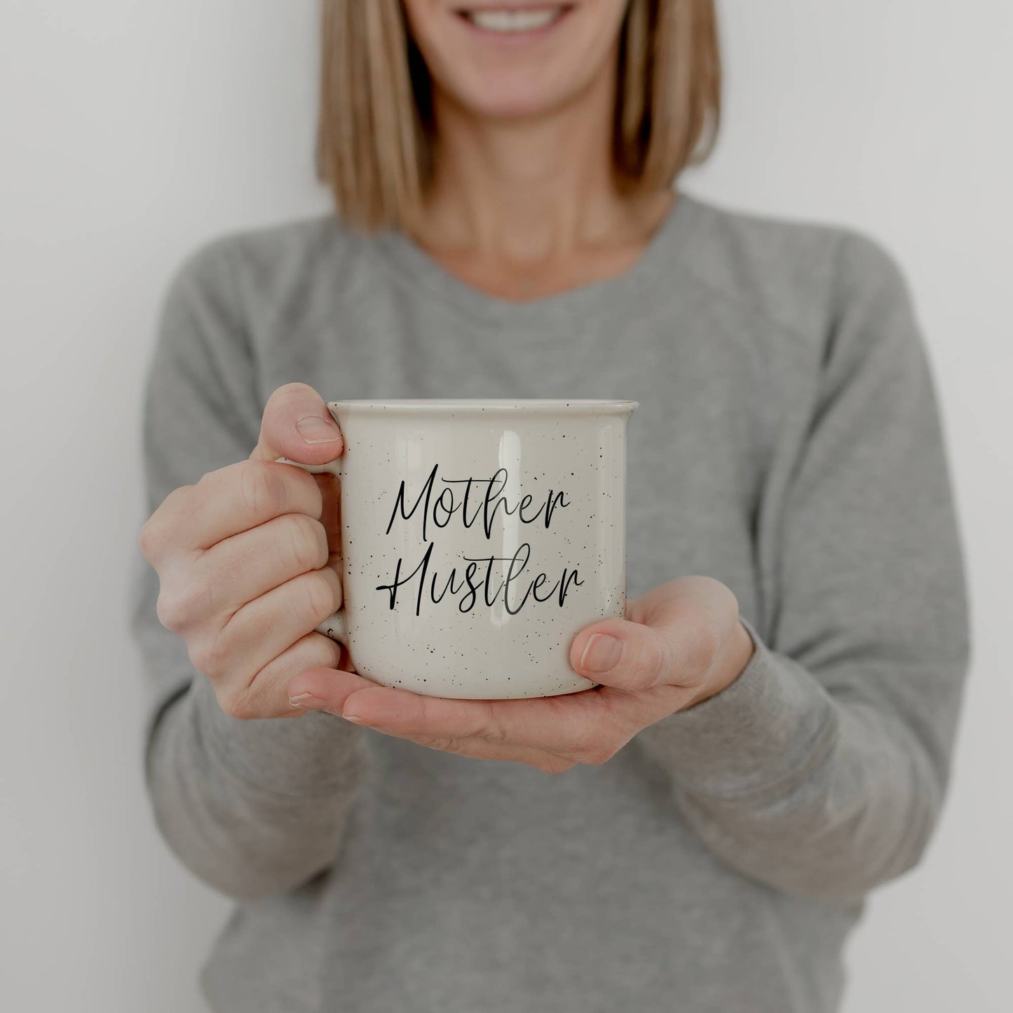 Gia Roma - Neutral Coffee Bar Decor, Ceramic Coffee Mugs With Quotes: Dumbfuckery