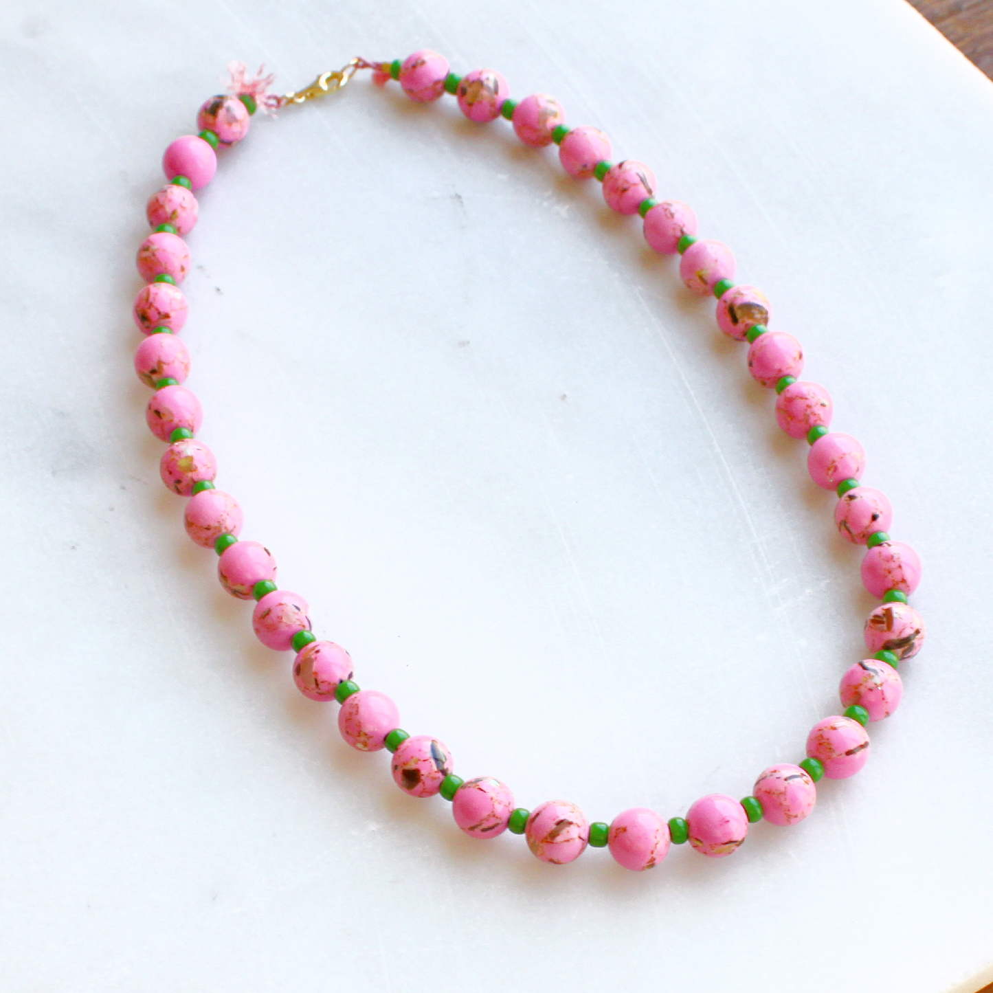 The Silver Wren - Desert Bloom Lilac Necklace