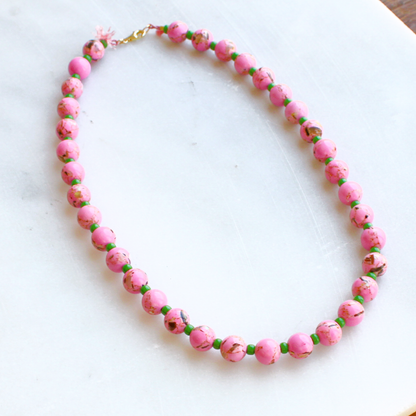 The Silver Wren - Desert Bloom Lilac Necklace