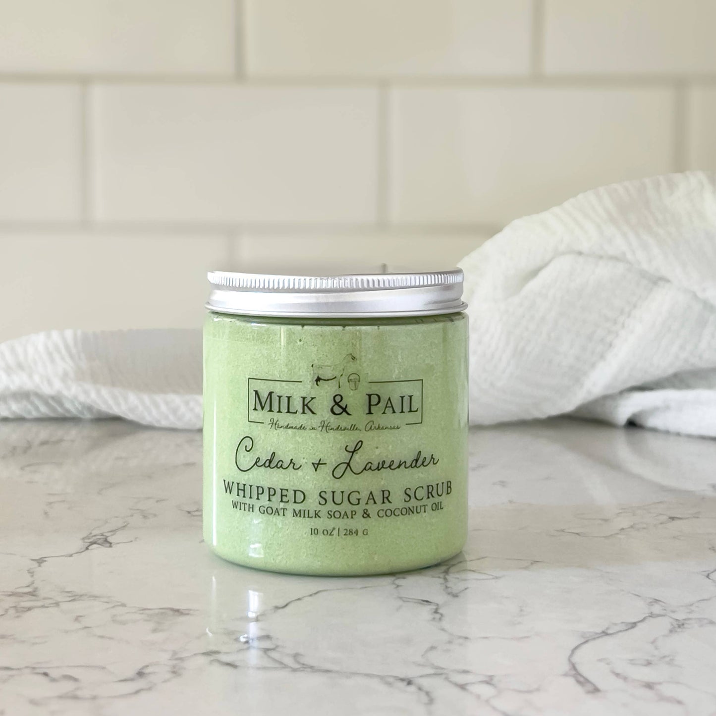 Milk & Pail - Cedar & Lavender Whipped Sugar Scrub