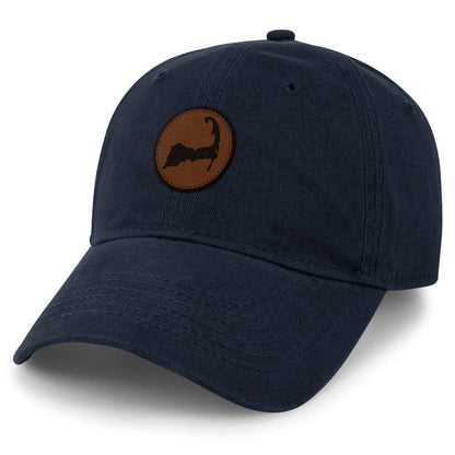 Chowdaheadz - Cape Cod Circle Leather Patch Dad Hat