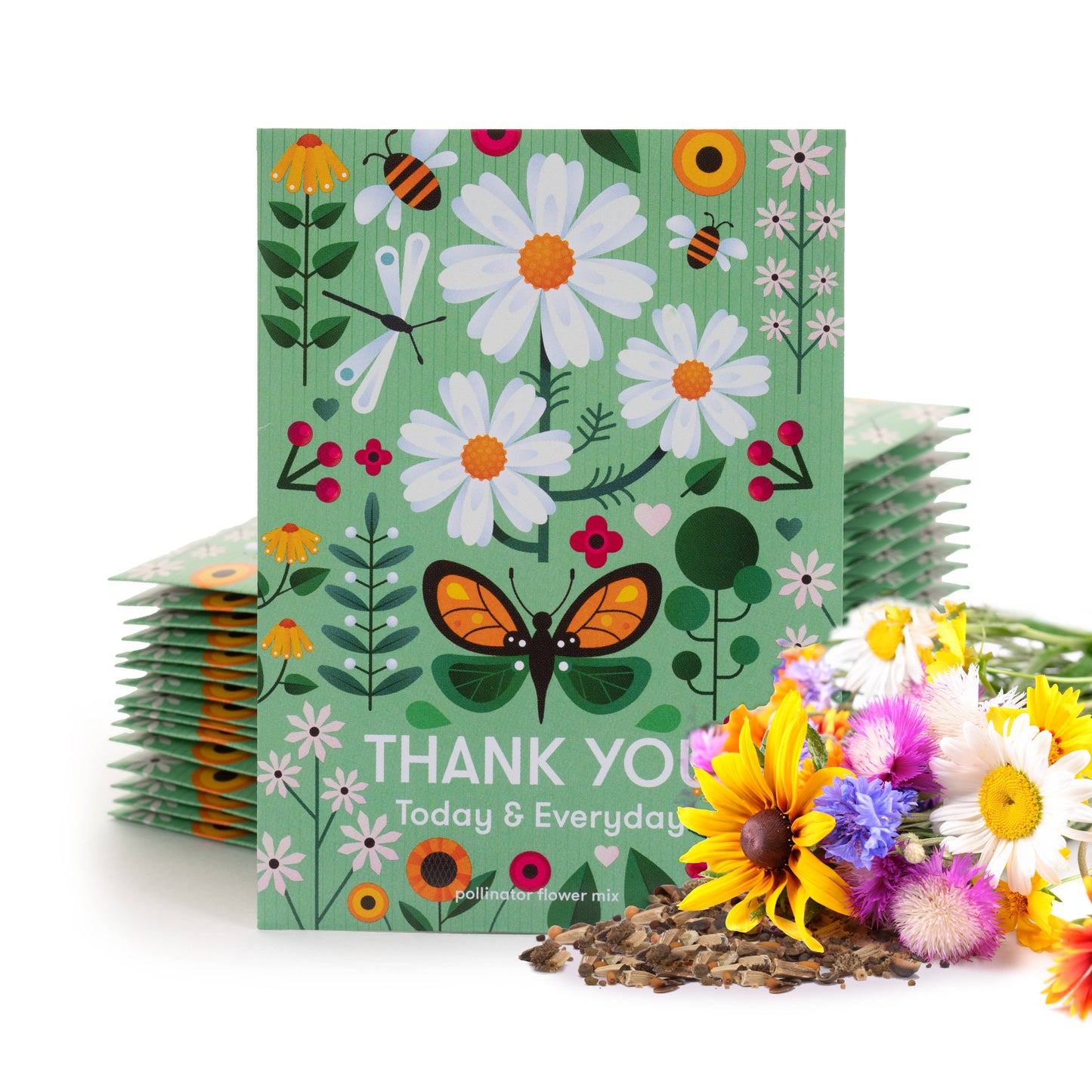 Bentley Seed Co. - Thank You Today Everyday - Pollinator Flower Mix Seed Packet