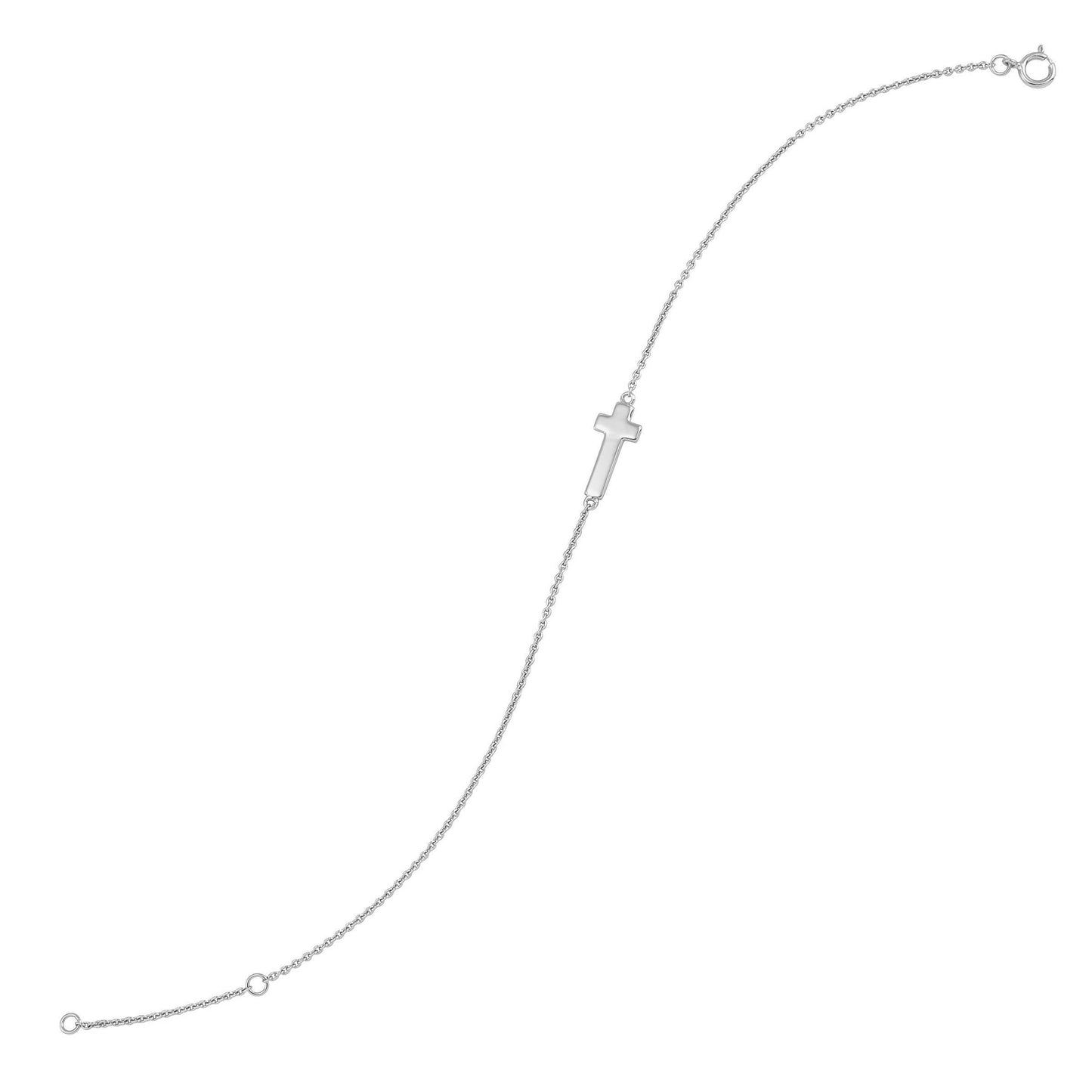 Silpada - Silpada 'Simplex Cross' Bracelet in Sterling Silve