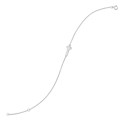 Silpada - Silpada 'Simplex Cross' Bracelet in Sterling Silve
