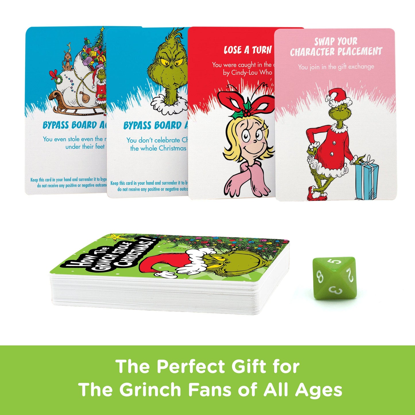 AQUARIUS, GAMAGO, ICUP, & ROCK SAWS by NMR Brands - The Grinch Christmas Journey Board Game