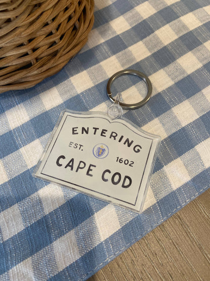 WonderfullyWrittenCo - Entering Cape Cod Acrylic Keychain