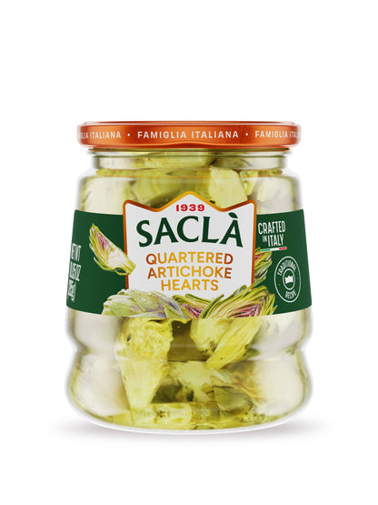 Sacla - Sacla Italy Artichoke Hearts in Oil 6x10oz Imported Italian