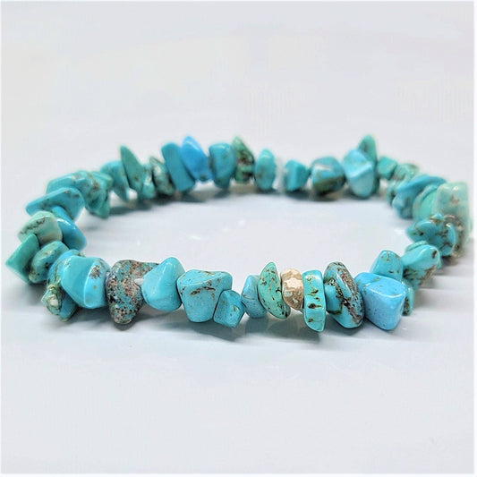 The Healing Sanctuary - Blue Howlite Chip Bracelet