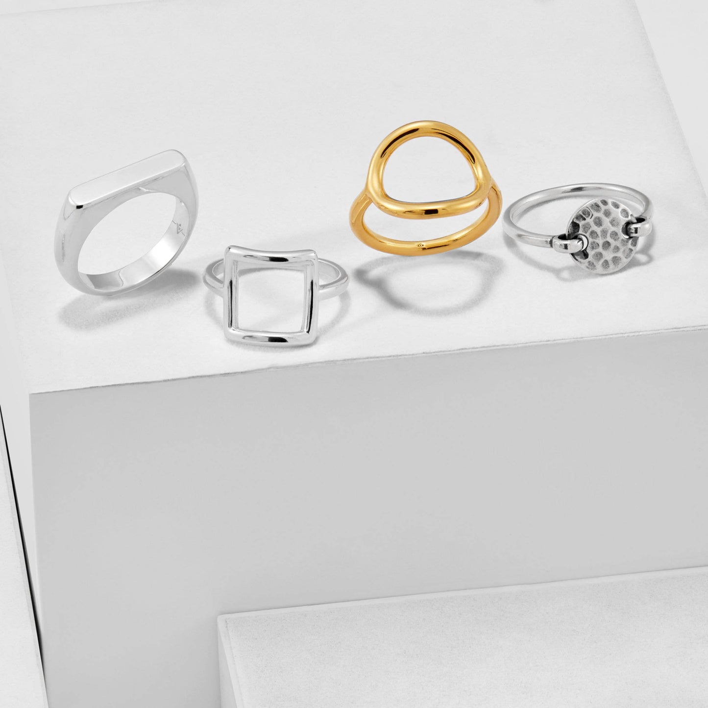 Silpada - Silpada 'Karma Ring' in Sterling Silver, Size 10: White / 7