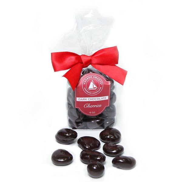 Harbor Sweets - Dark Chocolate Covered Cherries - 6 oz by Harbor Sweets