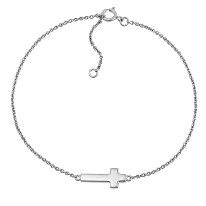 Silpada - Silpada 'Simplex Cross' Bracelet in Sterling Silve