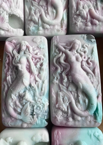 Fairyland Glade - Sea Spray & Beach Rose Mermaid Hidden Sea Glass Soap