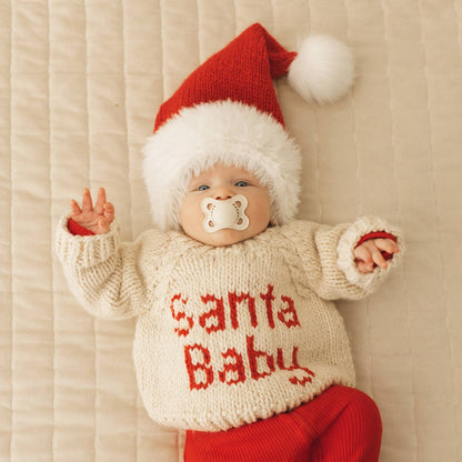 Huggalugs - Santa Baby Crew Neck Sweater Baby & Toddler