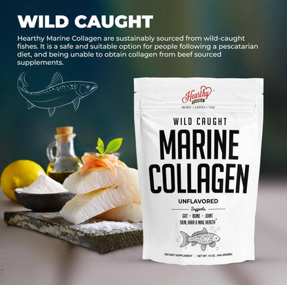 Hearthy Foods - Premium Wild Caught Marine Collagen Powder