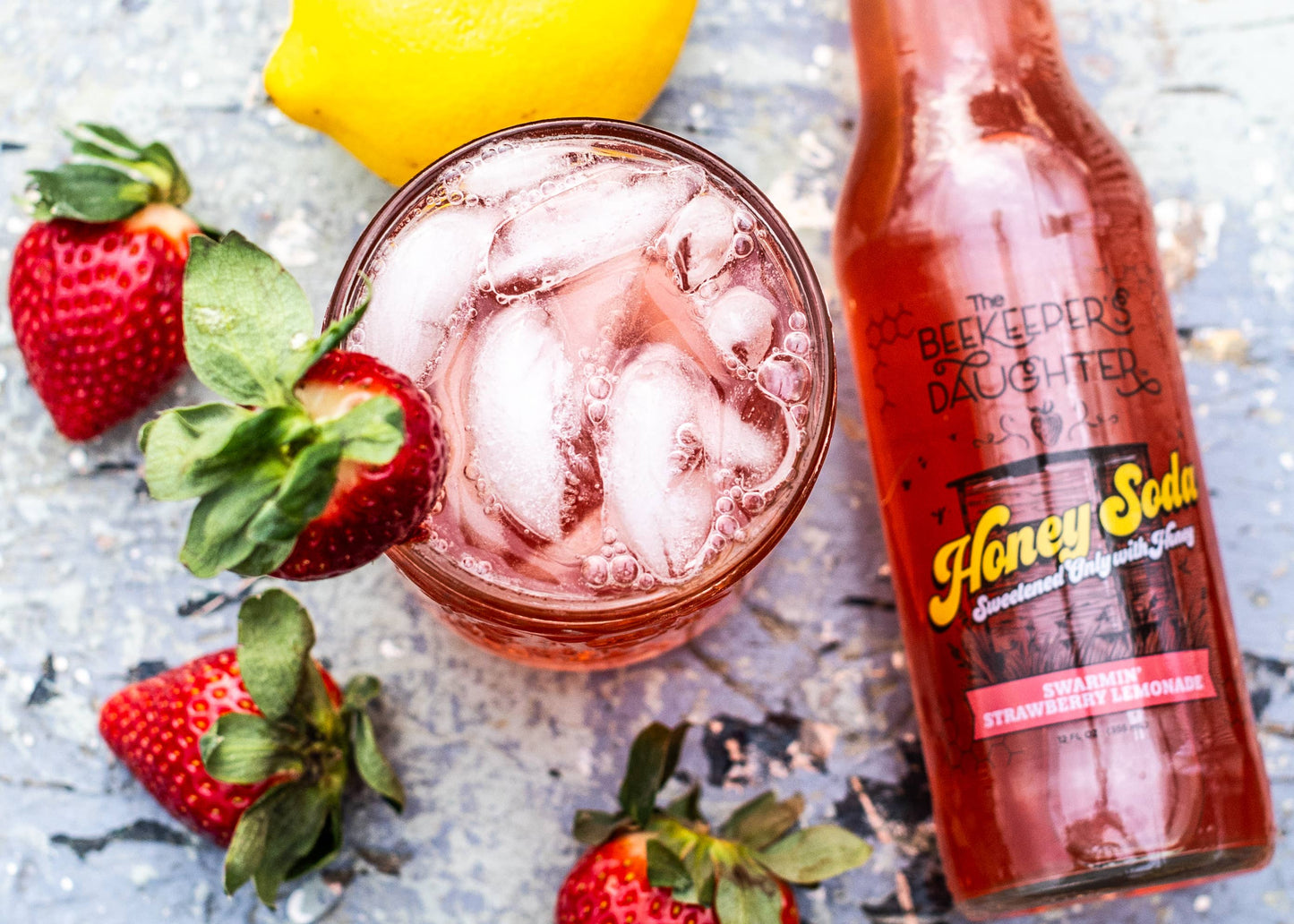 The Beekeeper's Daughter - Honey Soda - Swarmin' Strawberry Lemonade