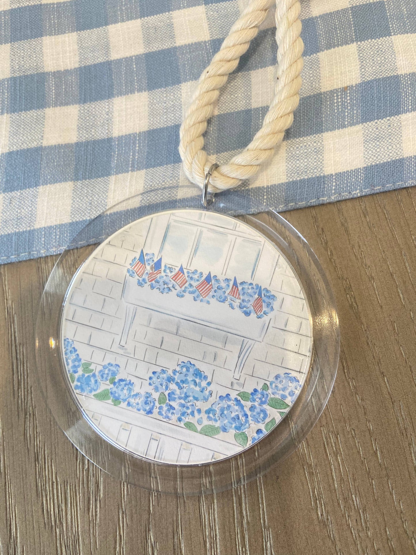 WonderfullyWrittenCo - Hydrangea Coastal Charm Ornament