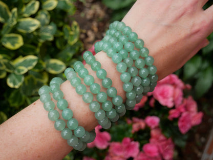 The Healing Sanctuary - Green Aventurine Beaded Bracelets 8mm