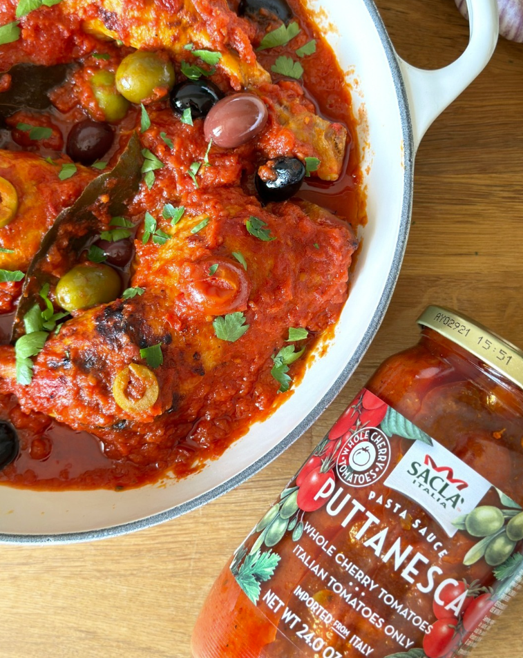 Sacla - Sacla Mediterranea Puttanesca Cherry Tomato Sauce 6x24oz