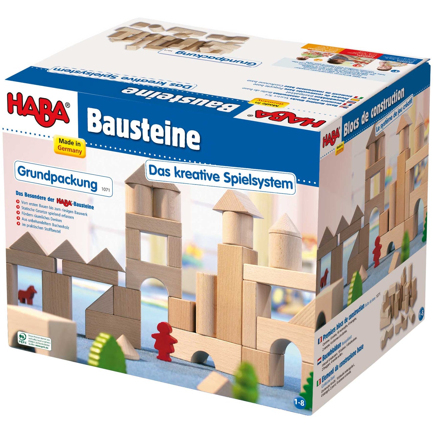 HABA USA - Basic Building Blocks 26 Piece Starter Set