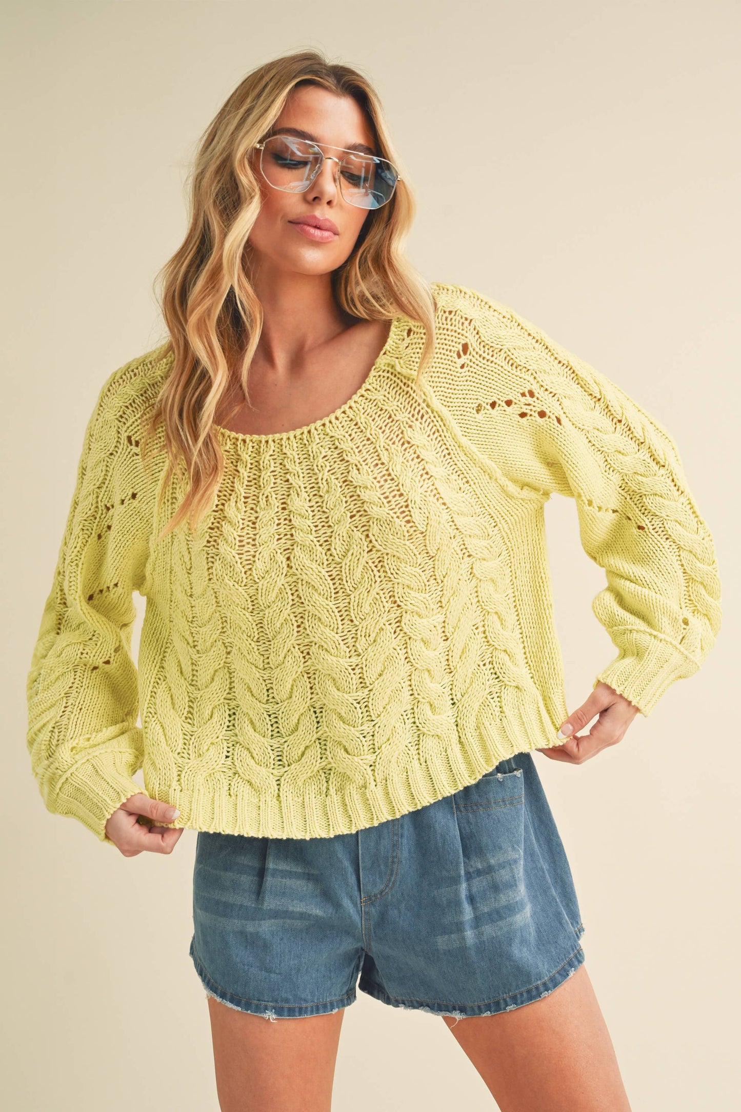 AEMI + CO - 3158DK Tally Sweater: S / Contemporary / Pink