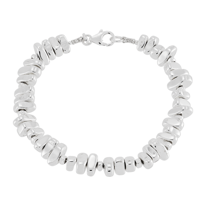 Silpada - Silpada 'Collected Beauty'  Silver Hematite Bracelet. 7.5"