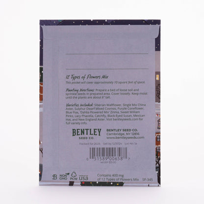 Bentley Seed Co. - Twas the Night Before Christmas Gift Tag Card - Seed Packets