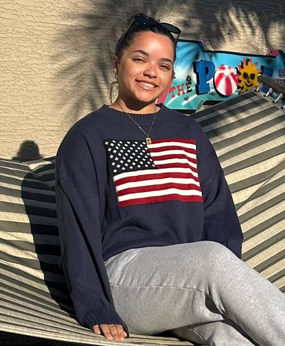Serenity Collective - #1 BEST SELLER-USA Flag Sweater 