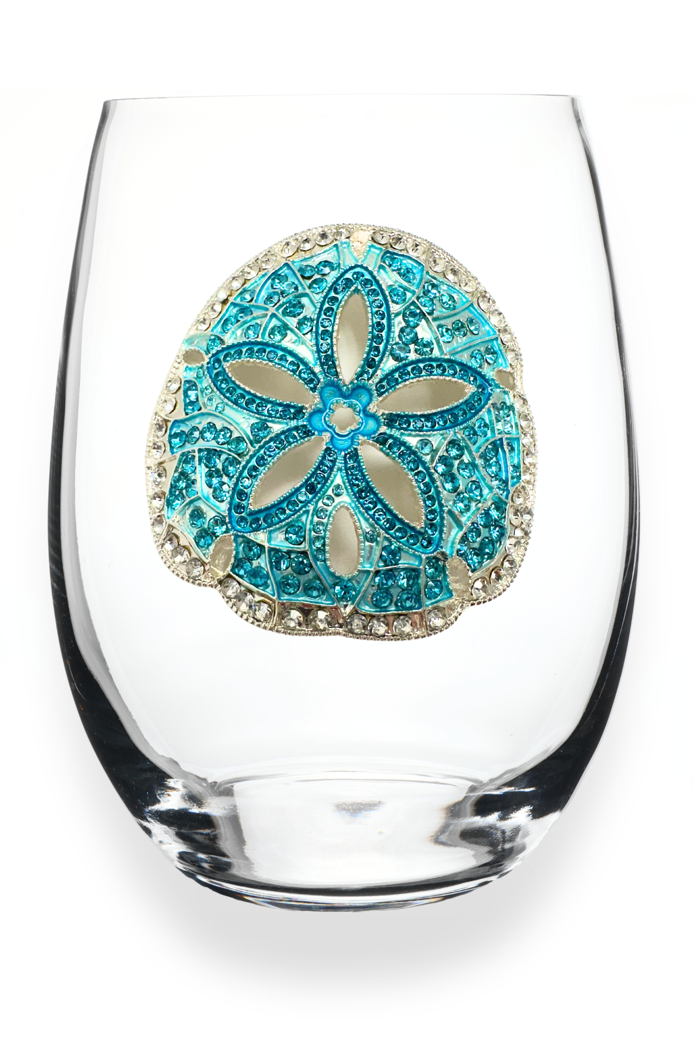 The Queens' Jewels® - Sand Dollar Stemless Wine Glass
