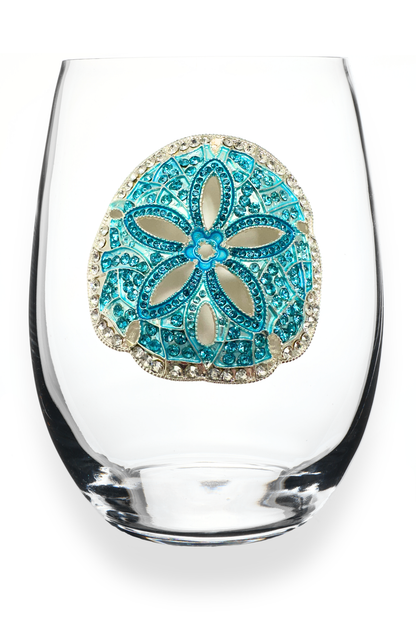 The Queens' Jewels® - Sand Dollar Stemless Wine Glass