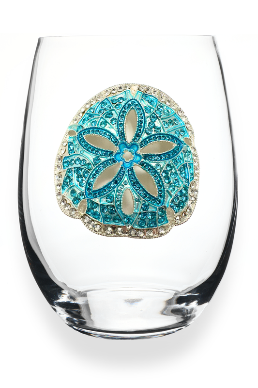 The Queens' Jewels® - Sand Dollar Stemless Wine Glass