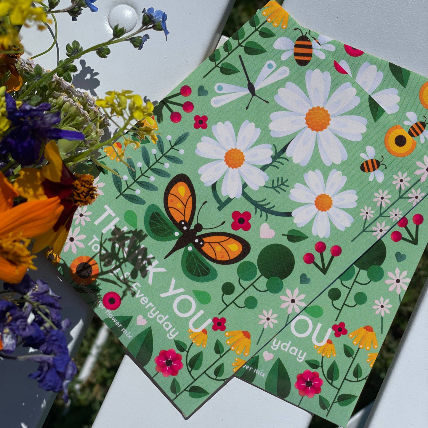 Bentley Seed Co. - Thank You Today Everyday - Pollinator Flower Mix Seed Packet