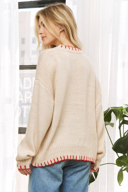 Sweet Generis - MY LOVELY LOBSTER CASUAL PULLOVER SWEATER