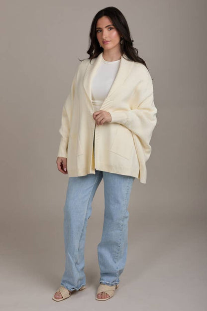 SAACHI - Open Front Oversize Cardigan