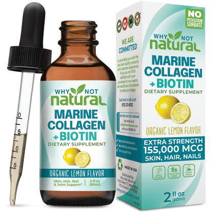 WhyNotNatural - Liquid Marine Collagen + Biotin