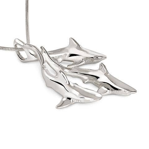 Big Blue by Roland St John - Ocean in Motion Shark Trio