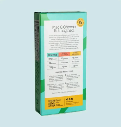 Kaizen Food Company - Kaizen High Protein (24g) Cheddar Lowcarb Mac & Cheese