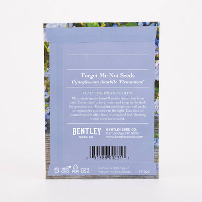 Bentley Seed Co. - Seeds of Remembrance Memorial - Forget Me Not Seed Packets
