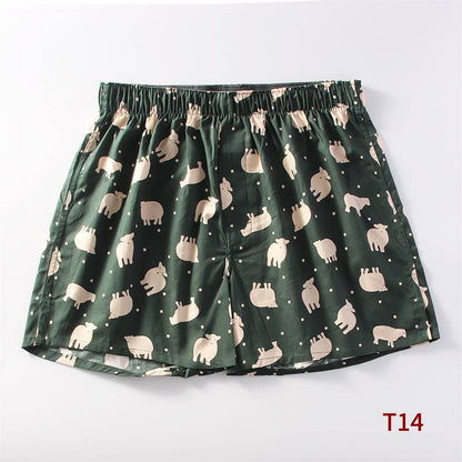 Rosa Clothing - Lobster & Pickles printed cotton casual boxer short