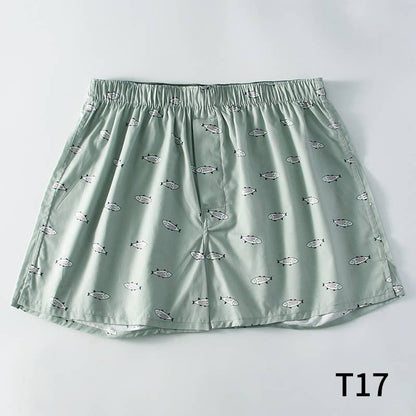 Rosa Clothing - Lobster & Pickles printed cotton casual boxer short