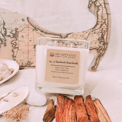 The Happy Lotus - Cape Cod Luxe Candles: No. 12 Sandwich Boardwalk