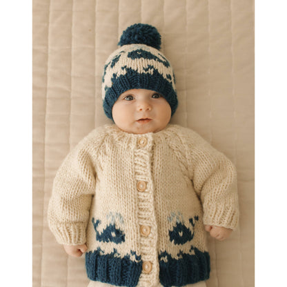 Huggalugs - Whale Cardigan Sweater for Baby & Toddler
