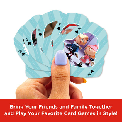 AQUARIUS, GAMAGO, ICUP, & ROCK SAWS by NMR Brands - Rudolph Shaped Playing Cards