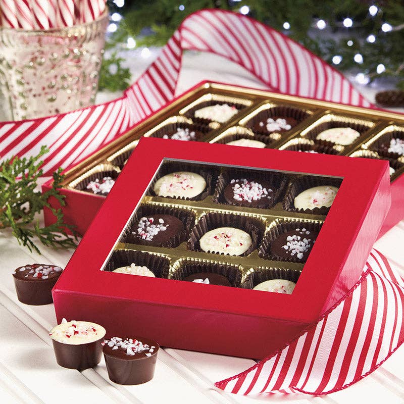 Harbor Sweets Chocolates - Chocolate & Peppermint Truffles - 9 pc